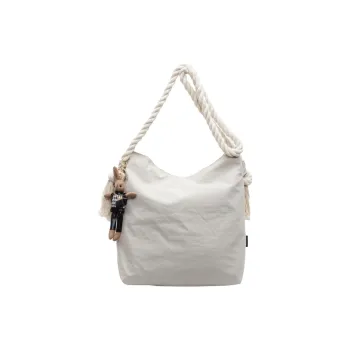 GOBLIN SHARKS 1759 Fabric Shoulder Bag Regular Women's Ecru/Khaki/Black