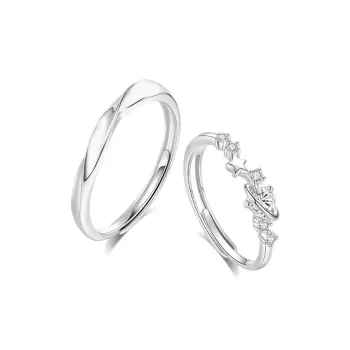 LUCA Sterling Silver Rings Unisex Anniversary Birthday Gift Gift Box