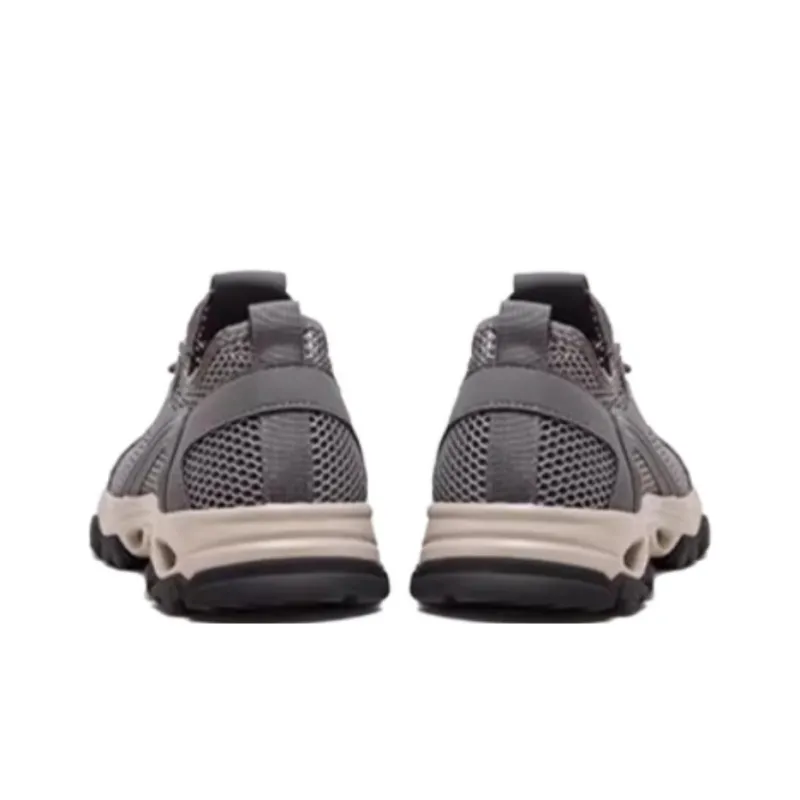 CAMEL Cushioning Wear Resistant Low Top Trekking Shoes Men's Gray-4