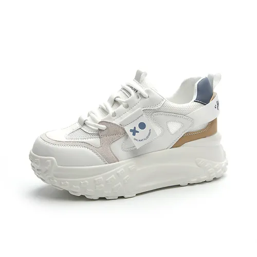 The Mystery Of Glamour Height Increasing Anti Slip And Wear Resistant Low Top Casual Shoes Women's