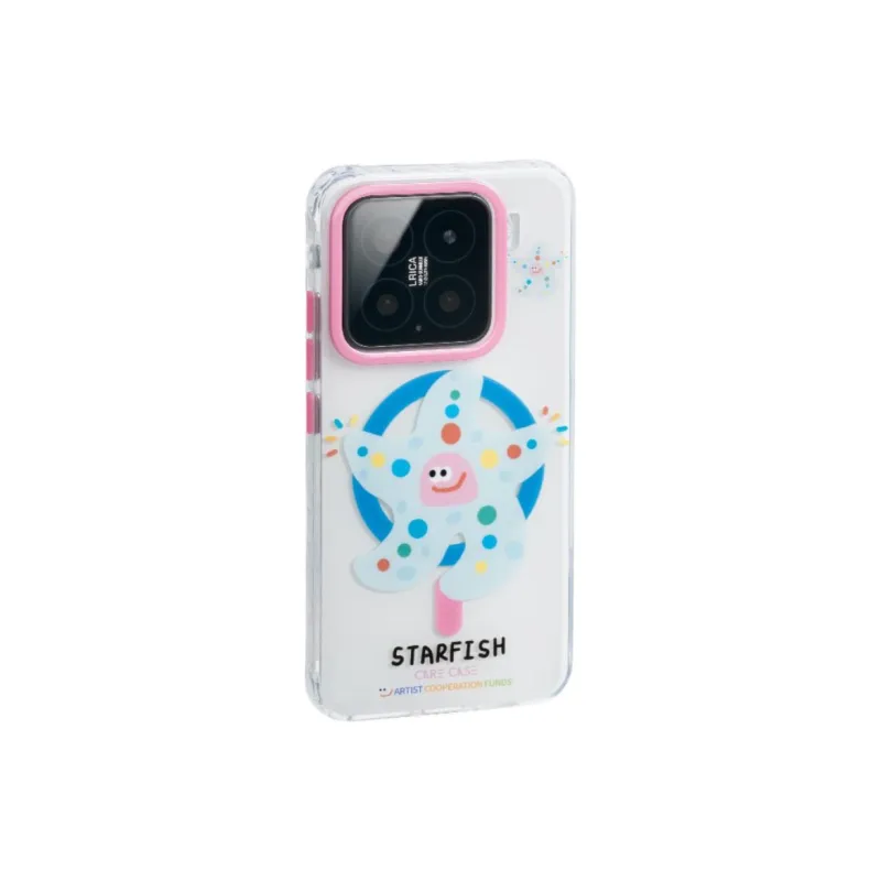 CARECASE TPU Material Creative Print Collection Magnetic Phone Case Compatibility With Xiaomi 15/15 Pro-0