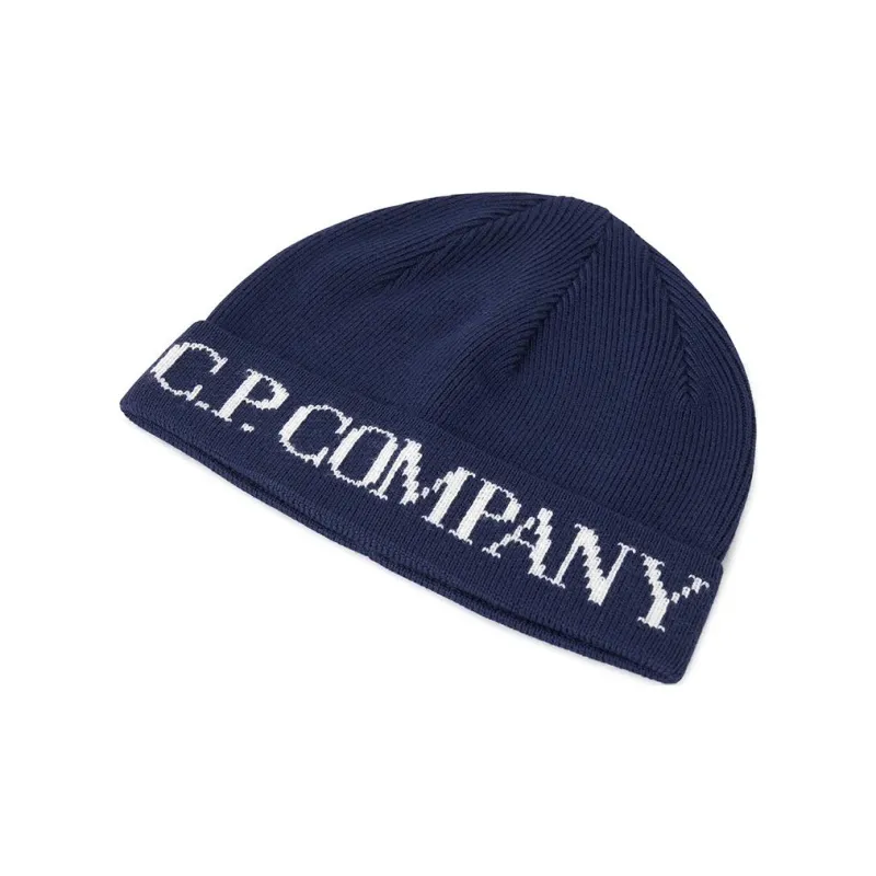 C.P.Company Wool Beanies Kids' Blue-1