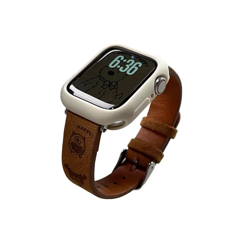 Miss Wrist Apple Compatibility Watch Band 12.5 21cm Artificial Leather Material-4