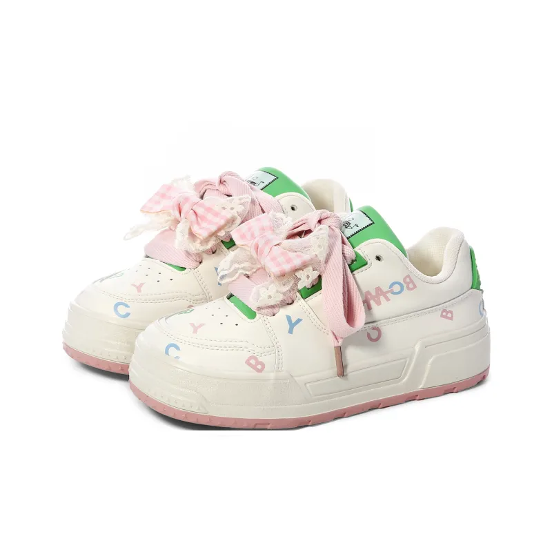 Lovely You Lightweight Wear-Resistant And Slip-Resistant Low-Top Skateboard Shoes Women's-2