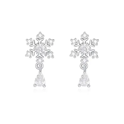 May10th S925 Silver Stud Stud Earrings Women's