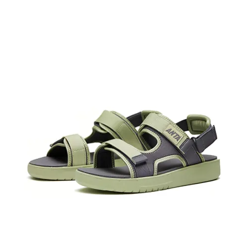 Anta Life Collection Beach Sandals Men's Green Gray