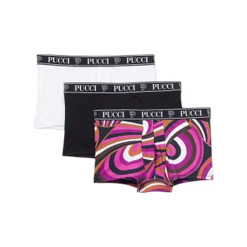 EMILIO PUCCI Marmo print Boxers Pack Of Three