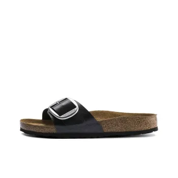 Birkenstock Madrid Big Buckle EVA Abrasion-Resistant Slide Slippers Women's Black Regular