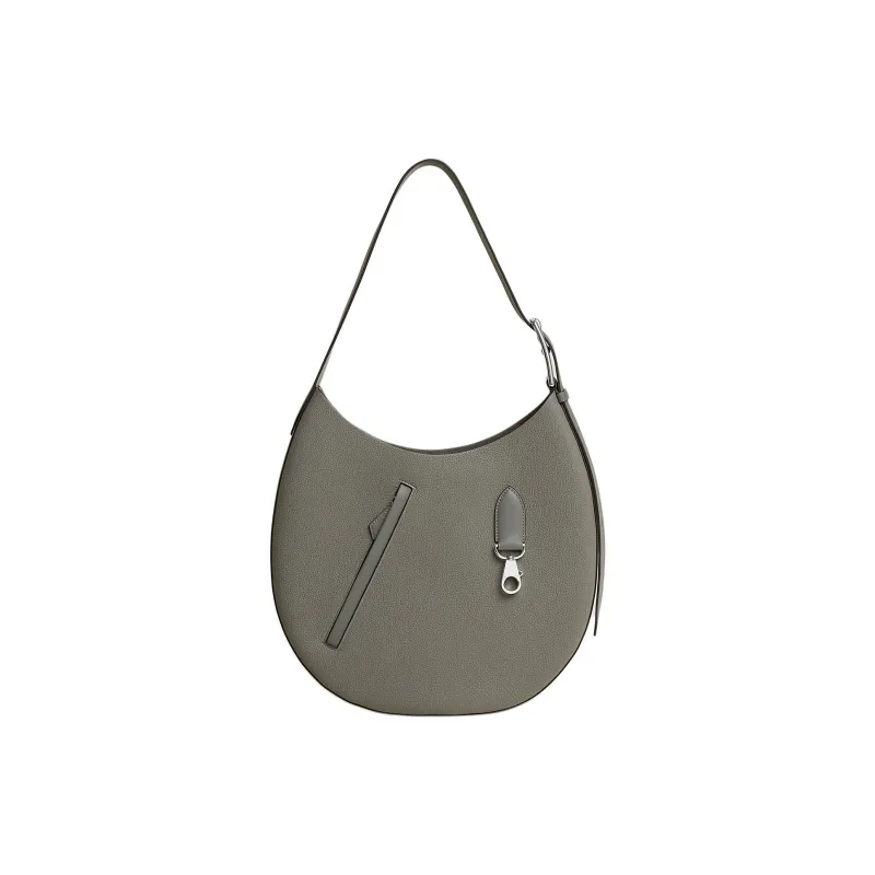 HERMES Arcon Togo Leather With Swift Calfskin Handbag, Shoulder Bag Women's Rain Cloud Gray-0