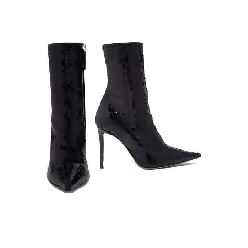 Alexandre Vauthier 100mm Sequin embellished Boots Women's-2