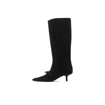Burberry Storm Knee high Boots Women's Black