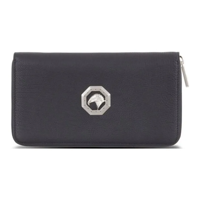 STEFANO RICCI Calfskin Wallet Men's Black-0