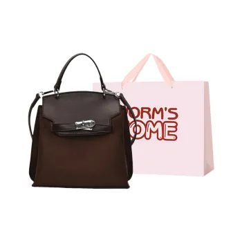 Worm's Home PU Handbag Regular Women's Black/Coffee/Brown