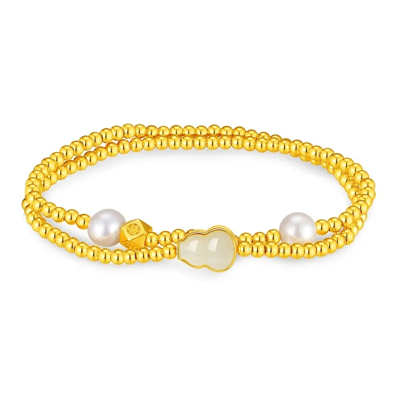 Emerald Dynasty Hetian Jade Bracelets White Jade/Pale Greenish White Jade Women's-0