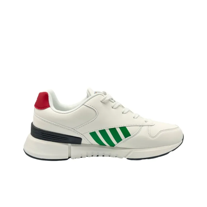 QIANJIN Lightweight Low Top Casual Shoes Men's Green-1