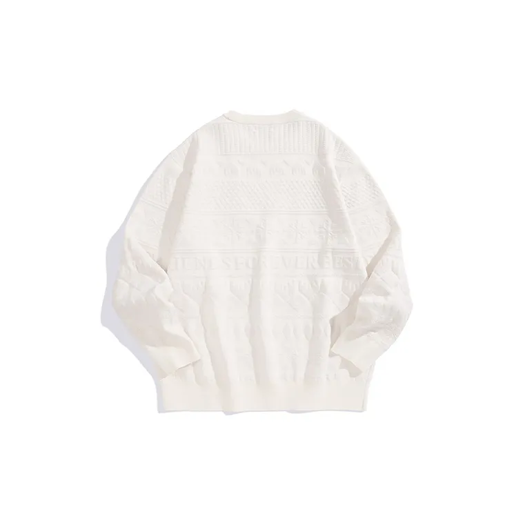 PEACEBIRD MEN Sweater Unisex White-1