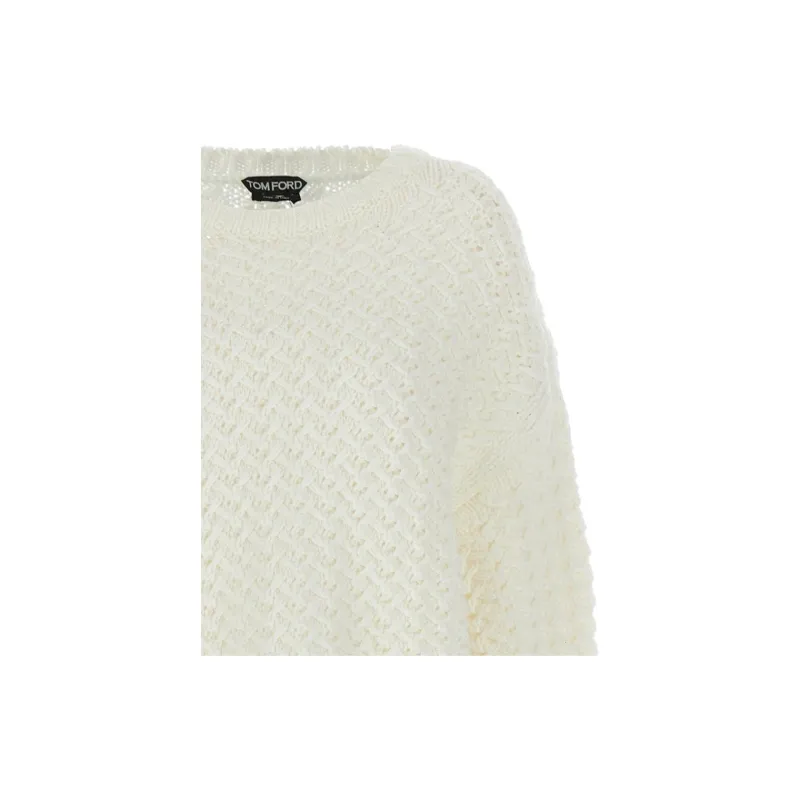 TOM FORD Crewneck Knitted Jumper-4