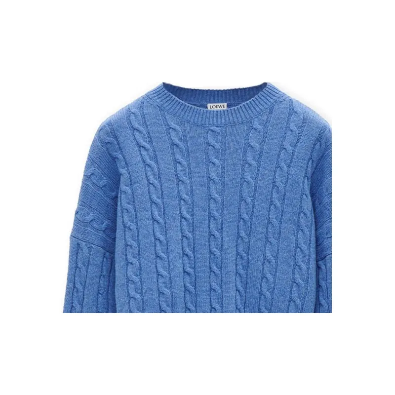 LOEWE Sweater 'Blue Melange'-4