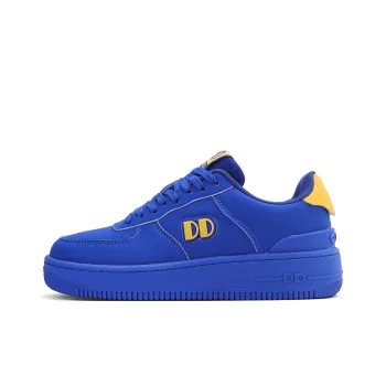 GLO BULL Skateboard Shoes Unisex Low Top Royal Blue Yellow