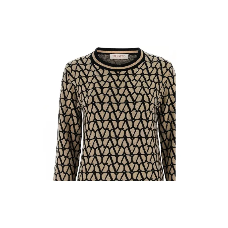 Valentino Monogram Crewneck Sweater-4