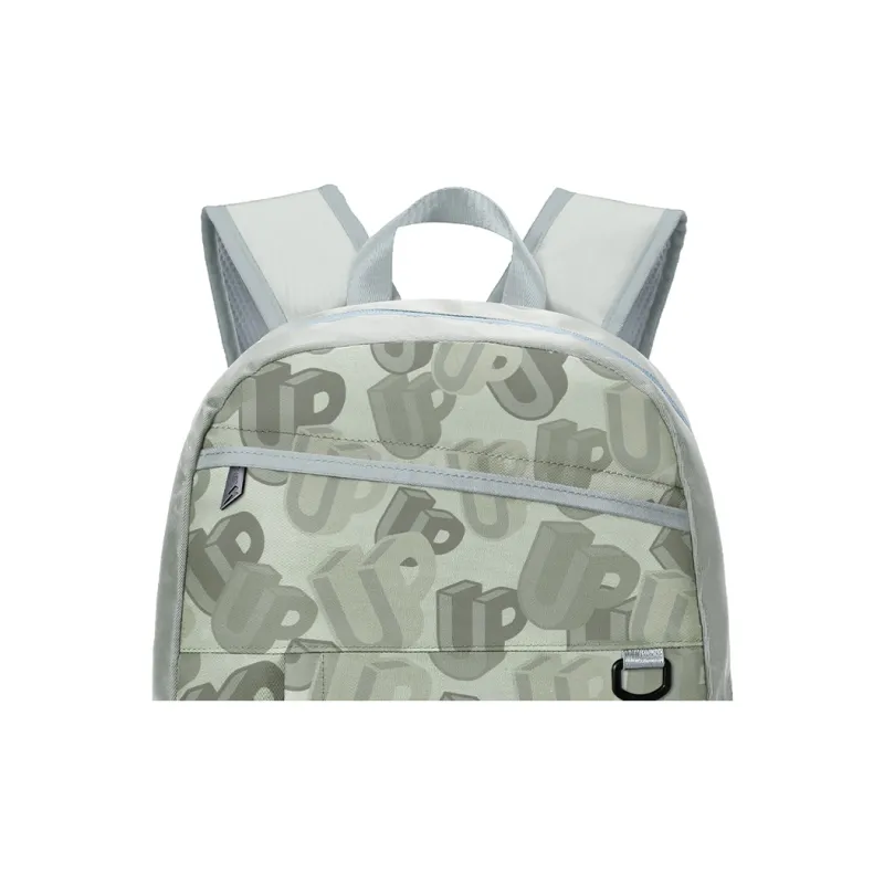TURN UP Polyester Backpack Regular Unisex Gray-4