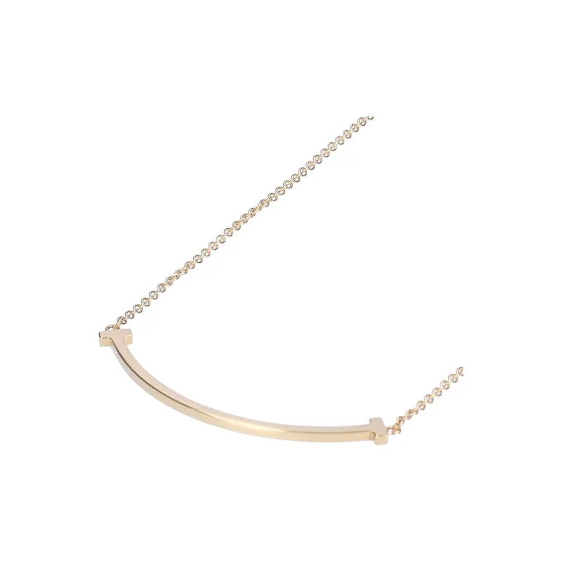 TIFFANY & CO. K18 Gold Necklaces Unisex Gold-1