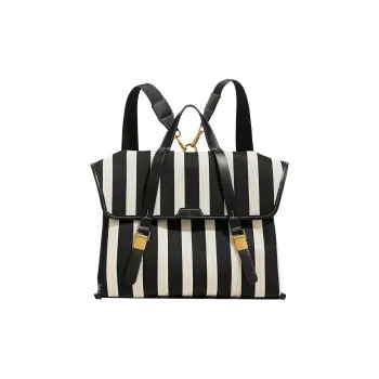 H YXIANG Canvas Backpack Women's Multicolor