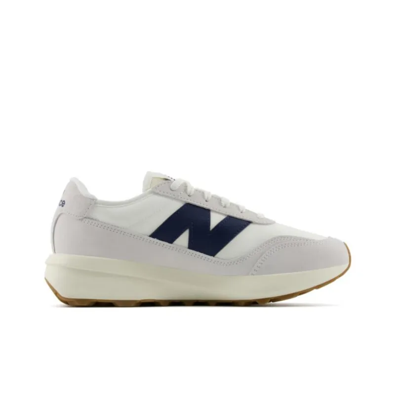 New Balance 370 Cushioning Anti Slip And Wear Resistant Low Top Casual Shoes Unisex Ecru-1