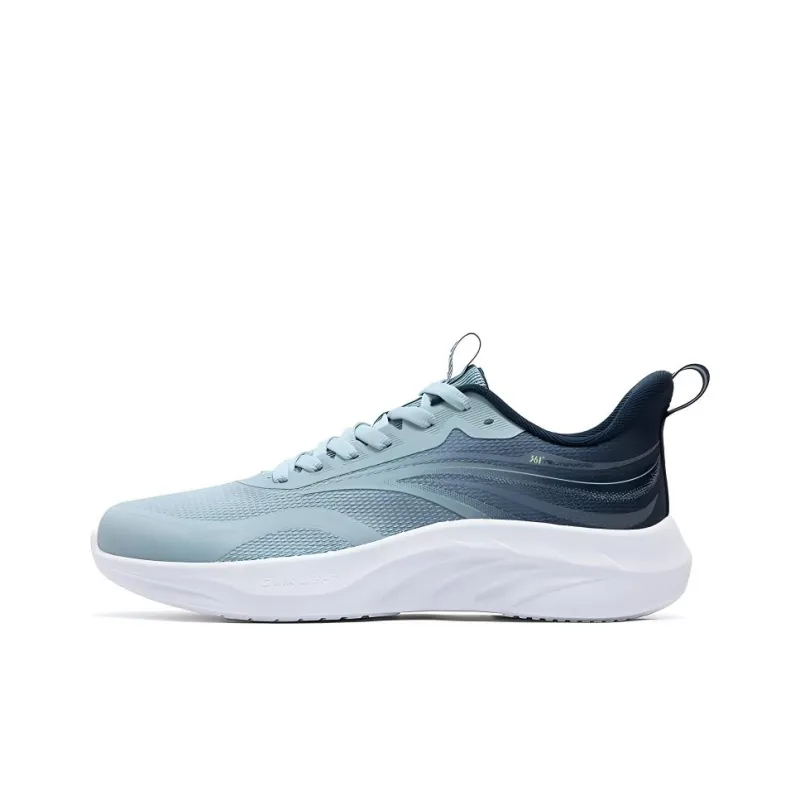 361° Abrasion Resistant Low Top Running Shoes Men's Blue-0