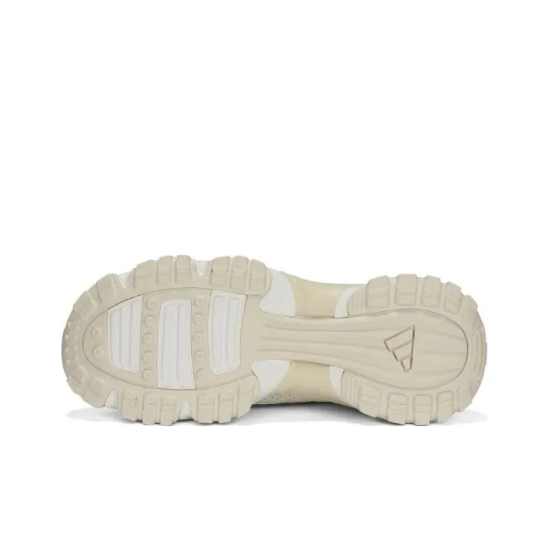 Adidas Cushioned Slip Resistant Low Top Running Shoes Unisex Ecru-5