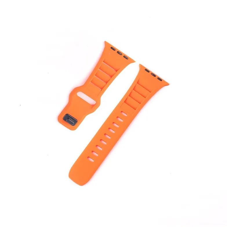 CHRROTA Watch Band Apple Compatibility Silicone Material-6