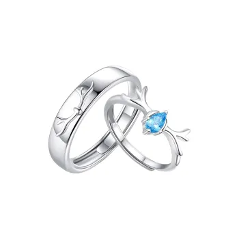 Sanpowa 925 Sterling Silver Rings Unisex