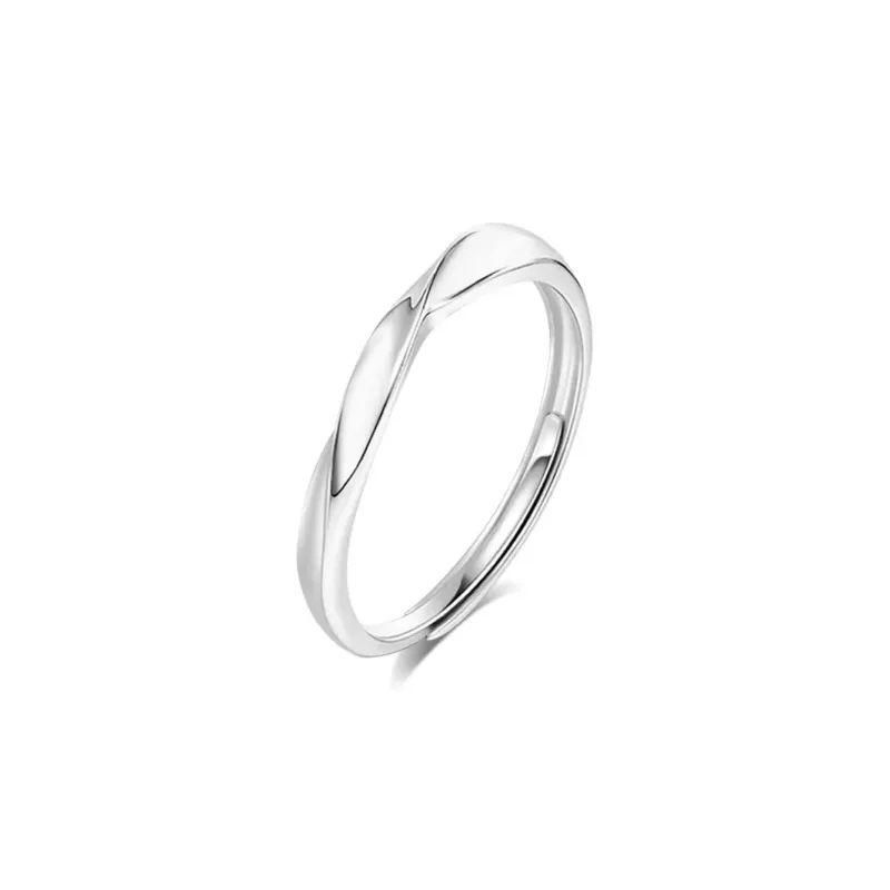 LUCA Sterling Silver Rings Unisex Anniversary Birthday Gift Gift Box-6