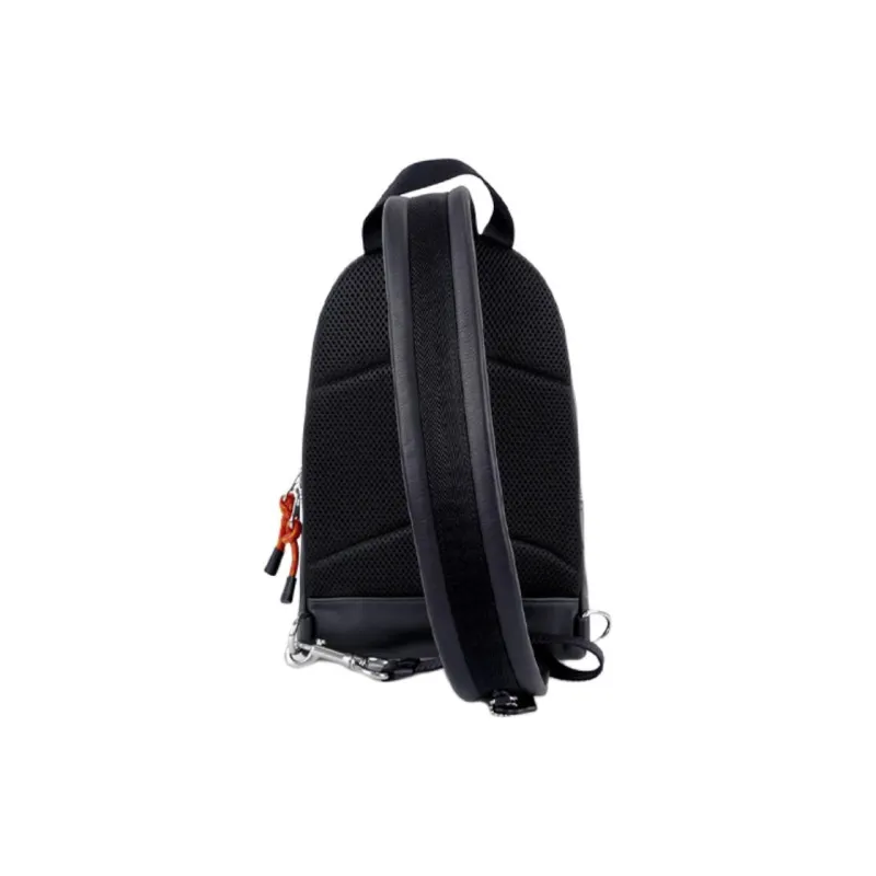 COACH Academy Coated Canvas With Leather Crossbody Bag, Shoulder Bag, Sling Bag Small Size Men's Charcoal-3