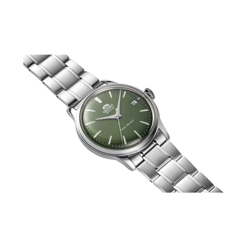 ORIENT Automatic/Manual Mechanical Movement Metal Strap Watch 38.4mm Unisex Green Dial-1