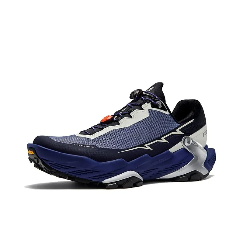 KAILAS FUGA DU Cushioned Slip-Resistant Low-Top Superior Traction Trail Running Running Shoes Men's White Blue-1