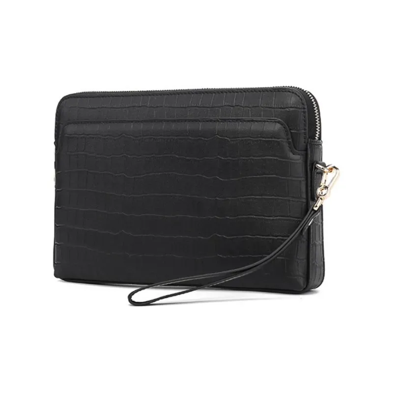 LARTIGENT Top Grain Cow Leather Advanced Touch Clutch Regular Men's Black-2