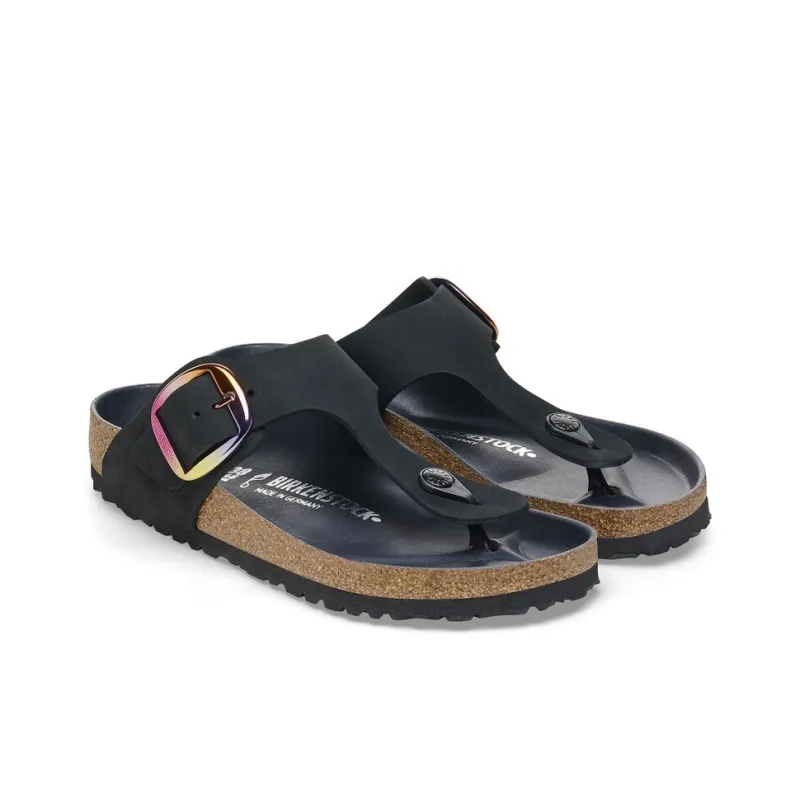 Birkenstock Gizeh Big Buckle EVA Abrasion-Resistant Flip Flops Women's Black Regular-2