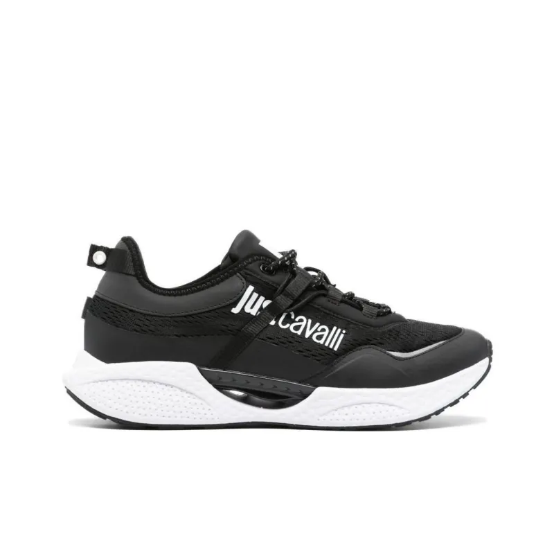 Just Cavalli Logo-print Panelled Sneakers-1