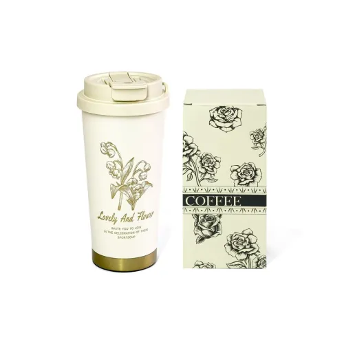Beauty Of Flower Makeup Insulated Cup