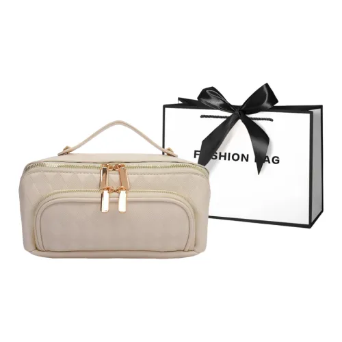 LETOO PU Makeup Bag Regular Women's White/Brown/Pink/Black