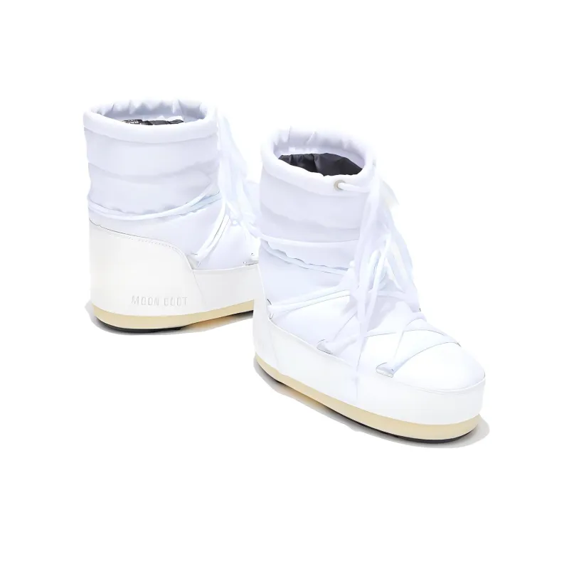 Moon Boot Round Toe Lace Up Ankle Boots Women's-1