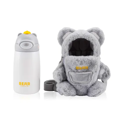 Beauty Of Flower Makeup Cute Bear Cup Sleeve 316 Stainless Steel Water Cup 850ml