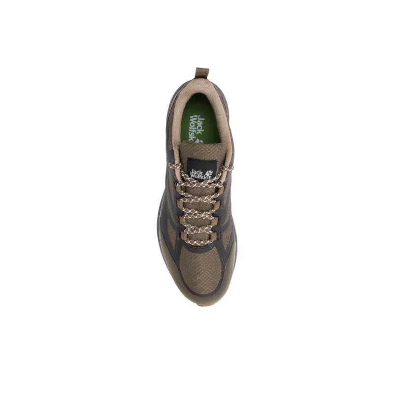 Jack Wolfskin Terraventure Anti Slip Wear Resistant Low Top Hiking Shoes Men's Brown-4