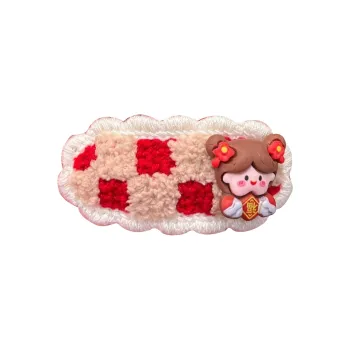 MIDNIGHT MOMENT Plush Hair Clips Unisex