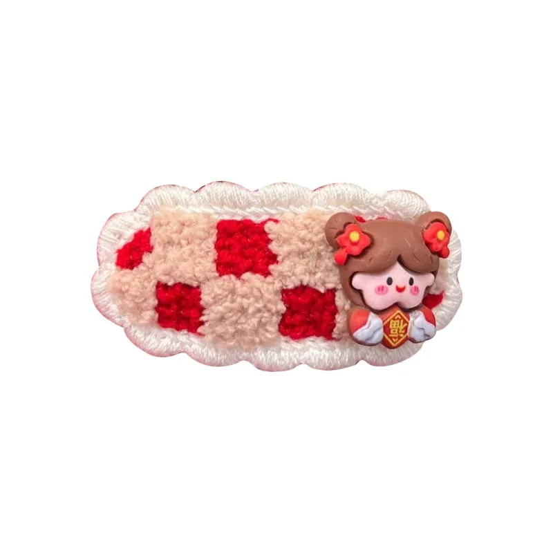 MIDNIGHT MOMENT Plush Hair Clips Unisex-0