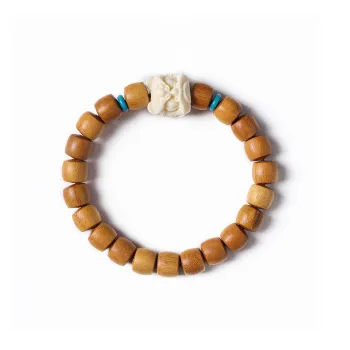 Jinghua Record Golden Sandalwood Bracelets Unisex