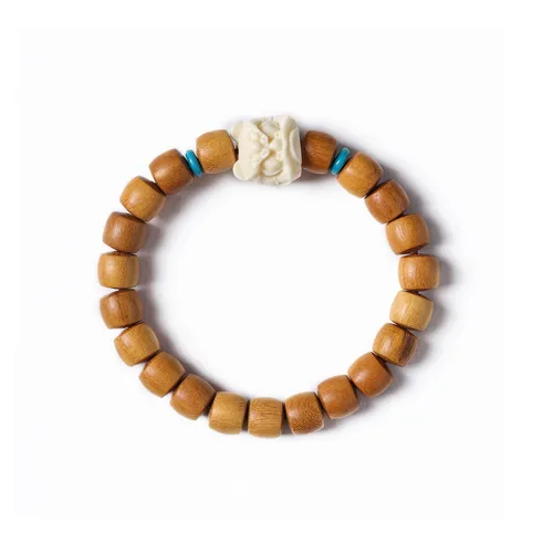 Jinghua Record Golden Sandalwood Bracelets Unisex