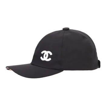 CHANEL   Baseball Caps Unisex Black