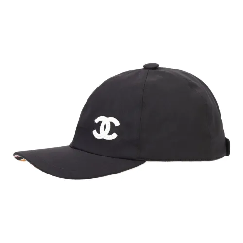 CHANEL   Baseball Caps Unisex Black